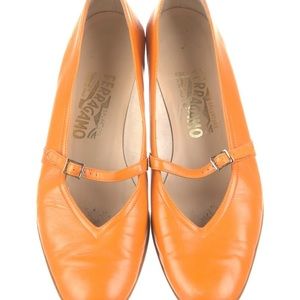 Salvatore Ferragamore ballet leather sandals